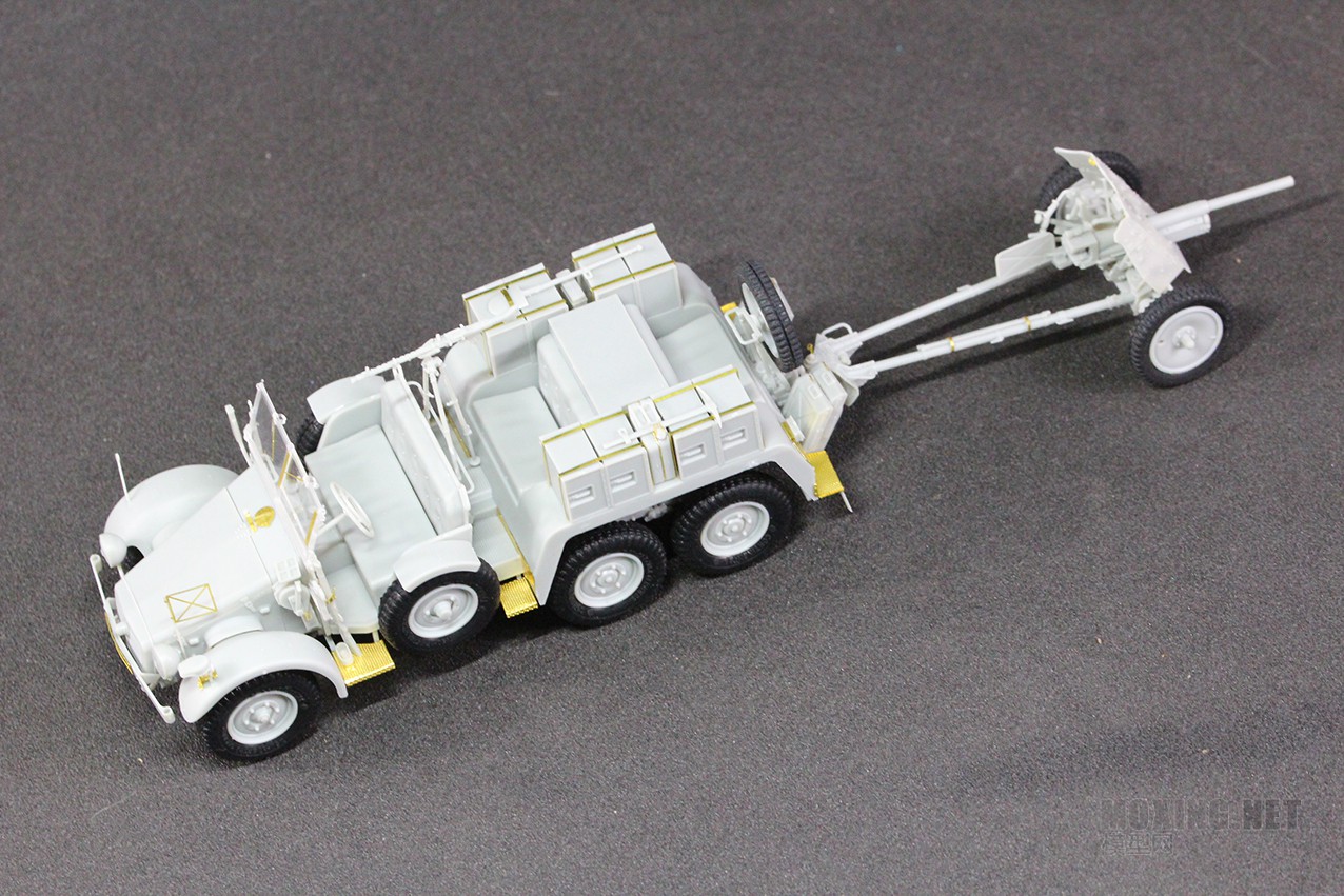 [模型网评测]威骏(CB35138)-1/35克虏伯Kfz.69牵引车(后期型)及Pak36反坦克炮-开盒 - 第3张  | 制作坦克模型记录