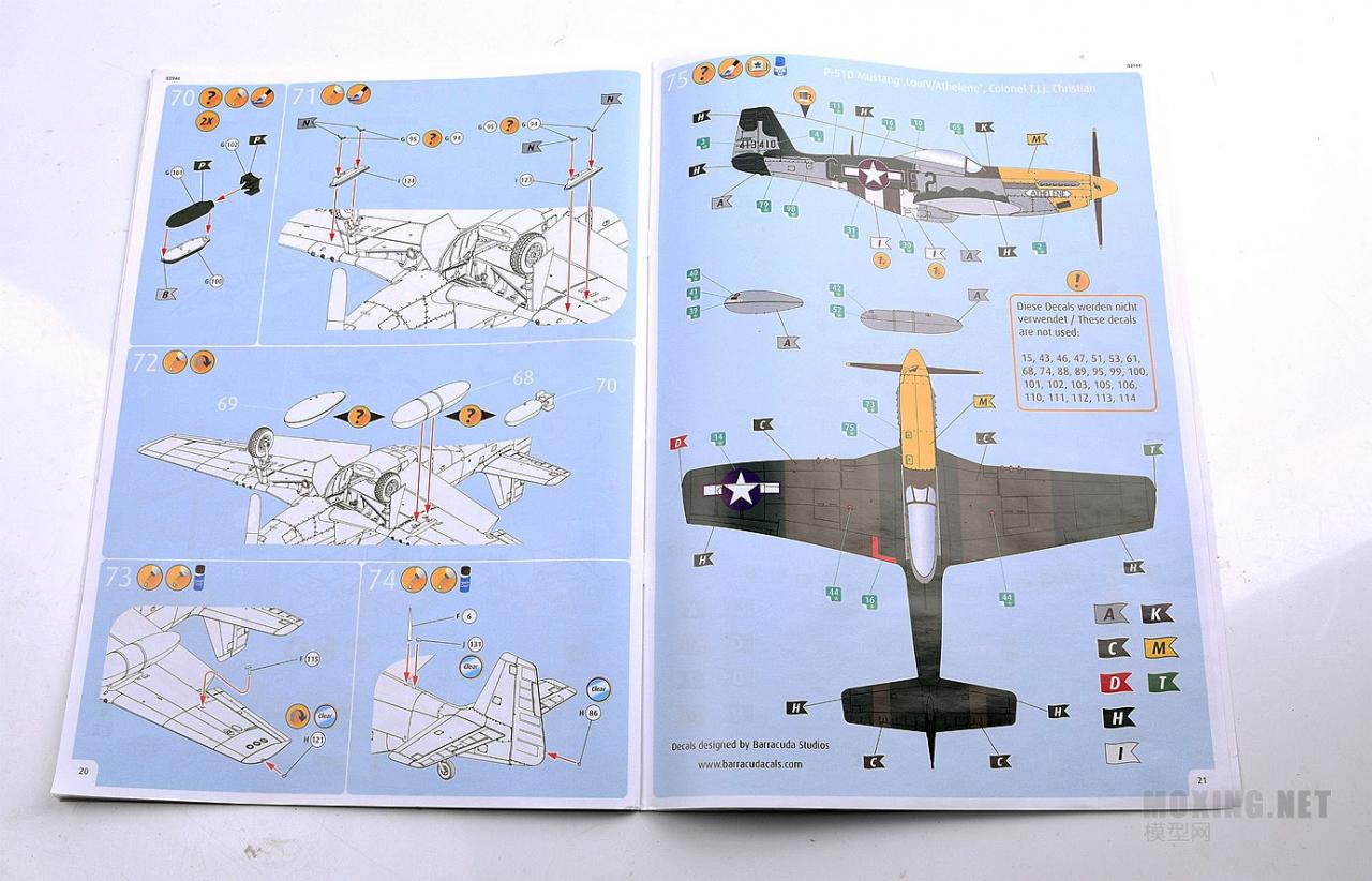 [模型网评测]威望(03944)-1/32美国P-51D