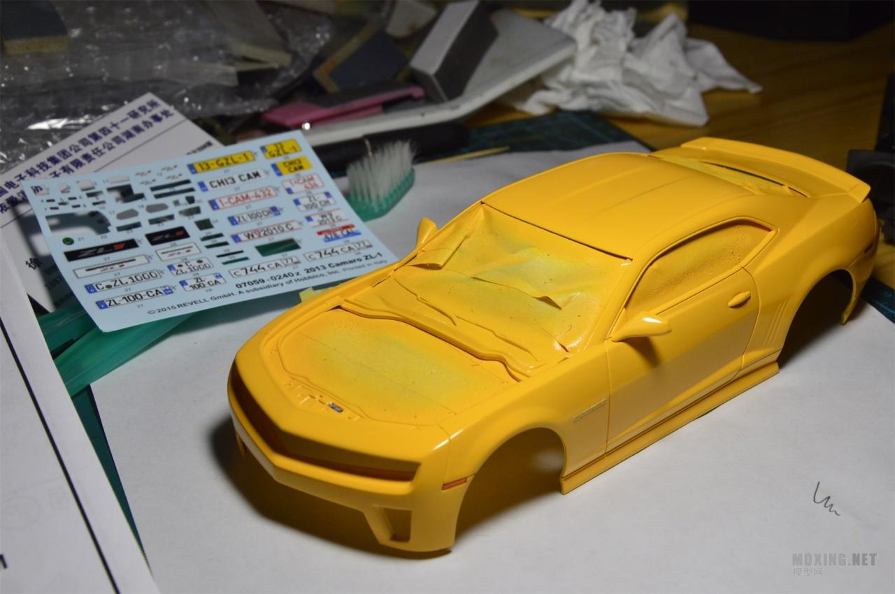 [模型网评测]威望(REVELL)-1/25 2013科迈罗(Camaro)ZL-1跑车(07059)-开盒简介 - 第10张  | 制作坦克模型记录