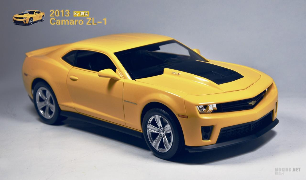 [模型网评测]威望(REVELL)-1/25 2013科迈罗(Camaro)ZL-1跑车(07059)-开盒简介 - 第1张  | 制作坦克模型记录