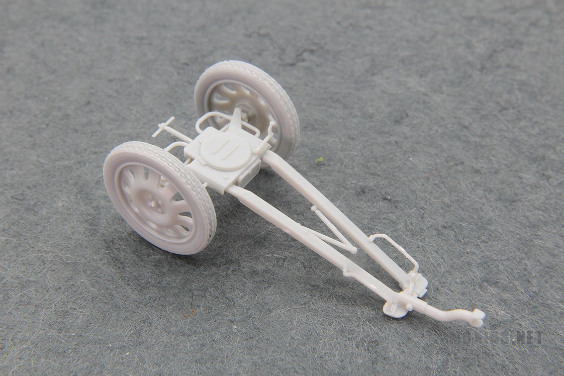 [模型网评测]威骏-1/35德国霍希(Kfz12)早期型+ 28mm sPzB41反坦克炮+拖车(CB35209)-开盒一览 - 第7张  | 制作坦克模型记录