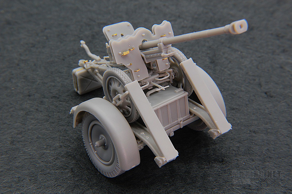 [模型网评测]威骏-1/35德国霍希(Kfz12)早期型+ 28mm sPzB41反坦克炮+拖车(CB35209)-开盒一览 - 第19张  | 制作坦克模型记录