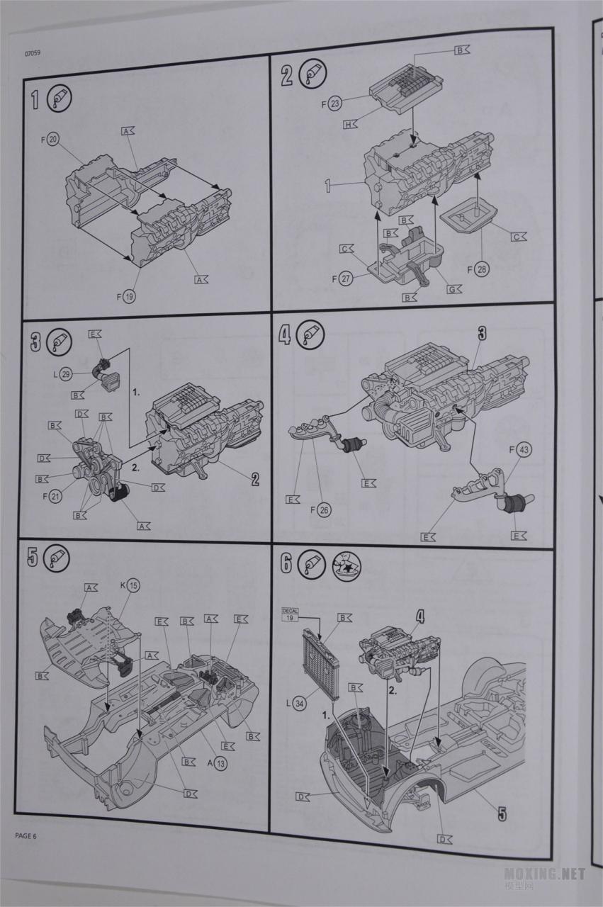 [模型网评测]威望(REVELL)-1/25 2013科迈罗(Camaro)ZL-1跑车(07059)-开盒简介 - 第6张  | 制作坦克模型记录