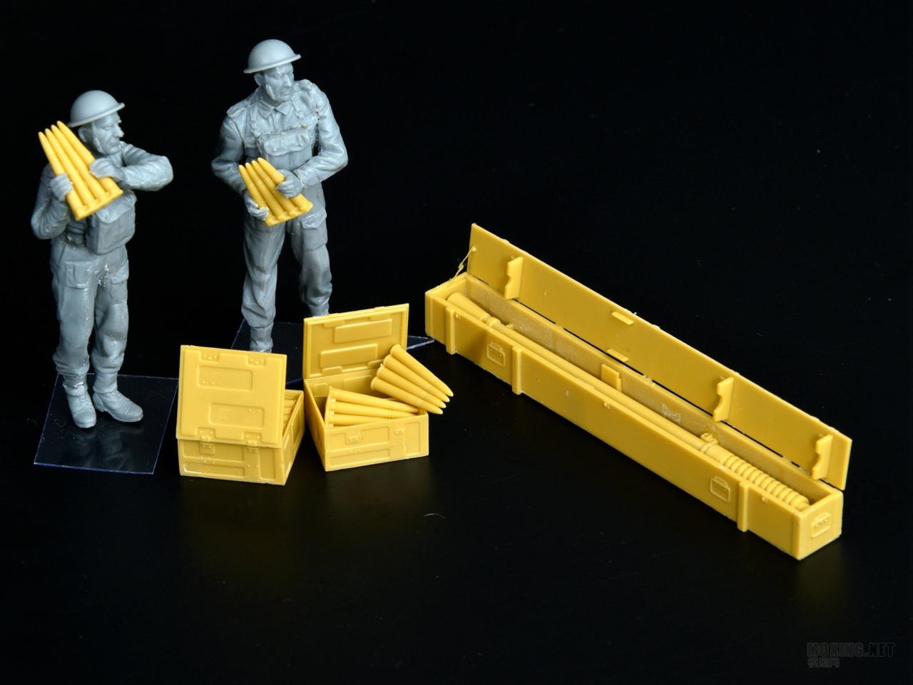 [模型网评测]威骏-1/35英国OQF 40mm MK.I/III防空炮与炮兵组(CB35111)-实物简介 - 第12张  | 制作坦克模型记录