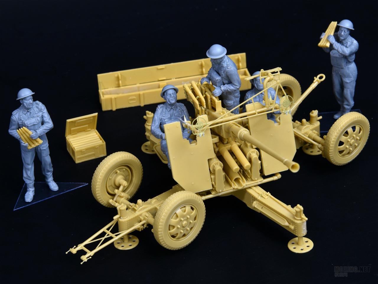 [模型网评测]威骏-1/35英国OQF 40mm MK.I/III防空炮与炮兵组(CB35111)-实物简介 - 第3张  | 制作坦克模型记录