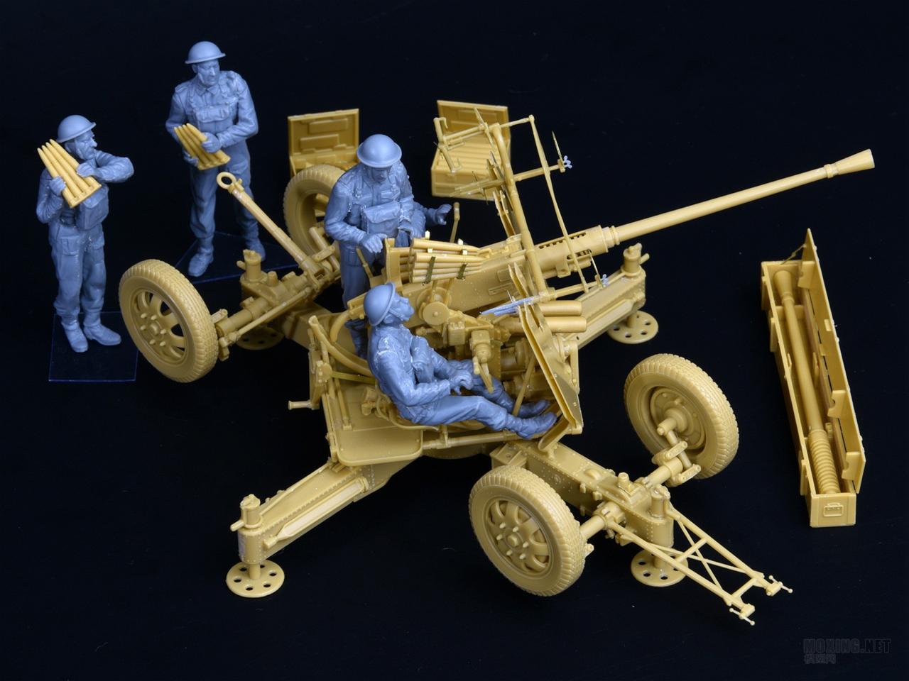 [模型网评测]威骏-1/35英国OQF 40mm MK.I/III防空炮与炮兵组(CB35111)-实物简介 - 第6张  | 制作坦克模型记录