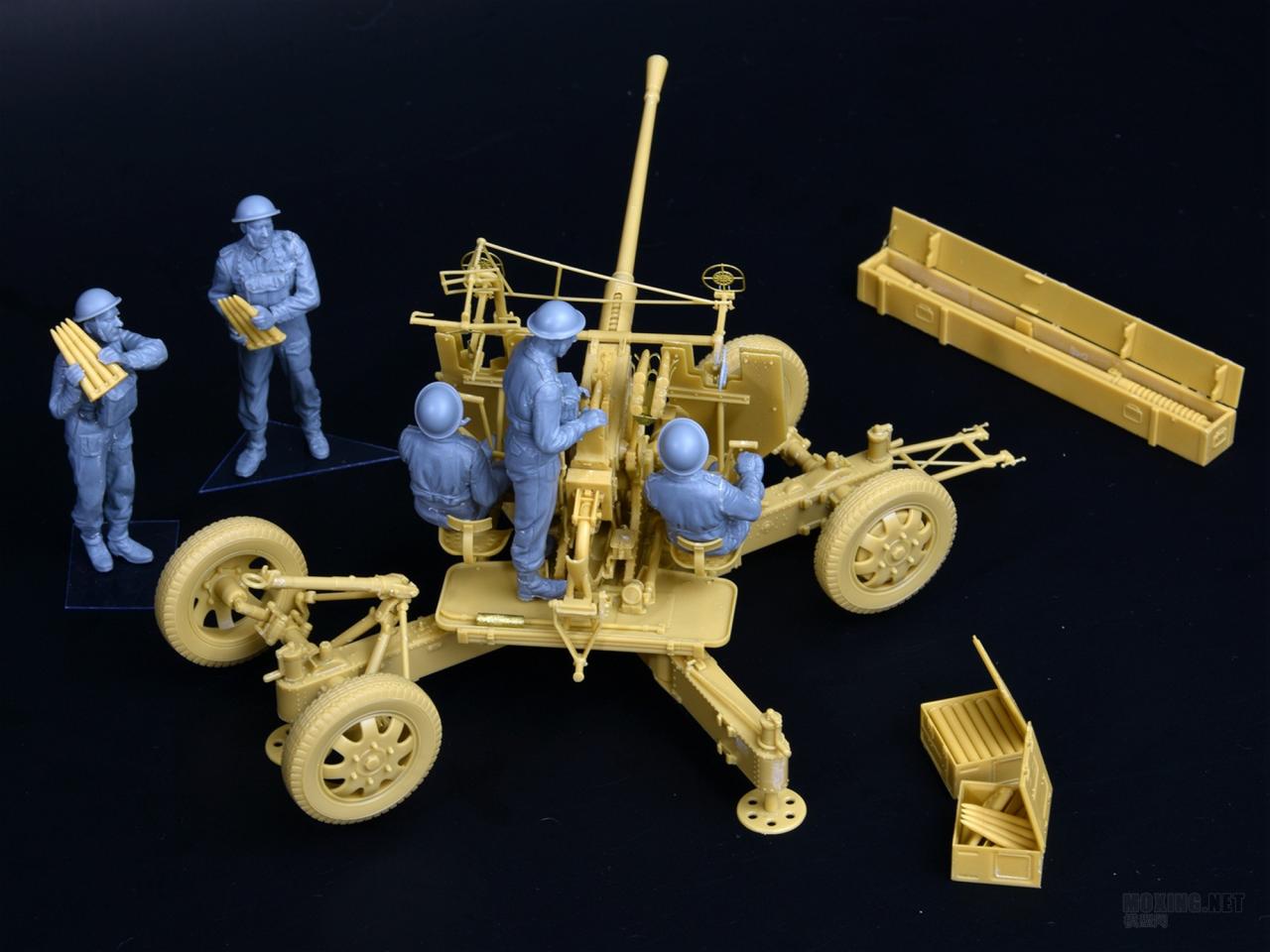 [模型网评测]威骏-1/35英国OQF 40mm MK.I/III防空炮与炮兵组(CB35111)-实物简介 - 第7张  | 制作坦克模型记录