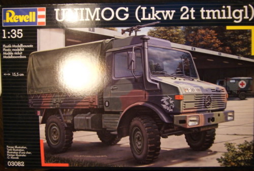 [开盒评测]威望-1/35美国UNIMOG(Lkw 2tt milg)运输车(03082)-封绘及总览 - 第2张  | 制作坦克模型记录