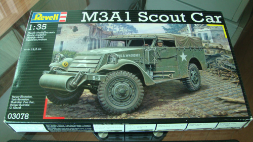 [开盒评测]威望-1/35美国M3A1轮式装甲运输车(03078)-封面及总览 - 第1张  | 制作坦克模型记录
