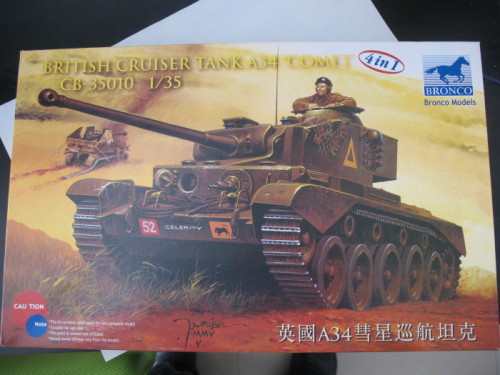 [开盒评测]威骏-1/35英国A34