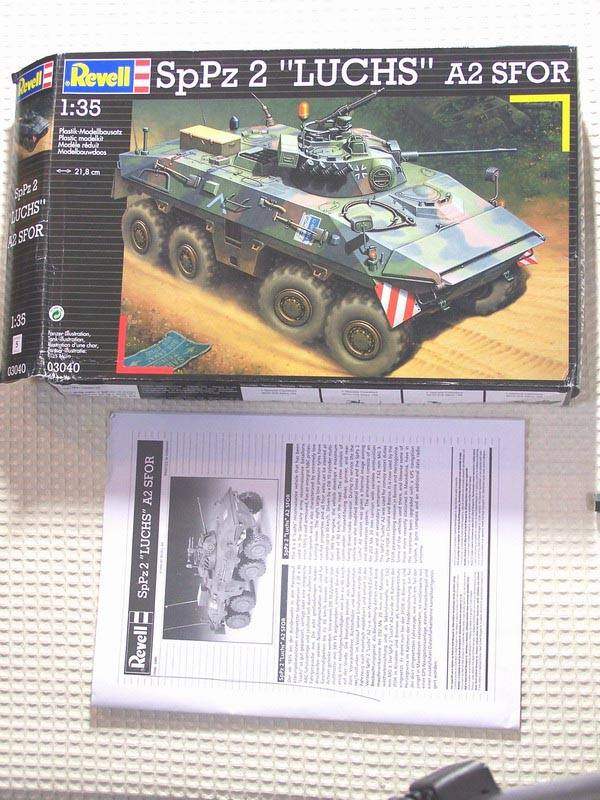 [开盒评测]威望-1/35德国山猫A2 SFOR 8X8装甲侦察车(03040)-封绘及总览 - 第1张  | 制作坦克模型记录