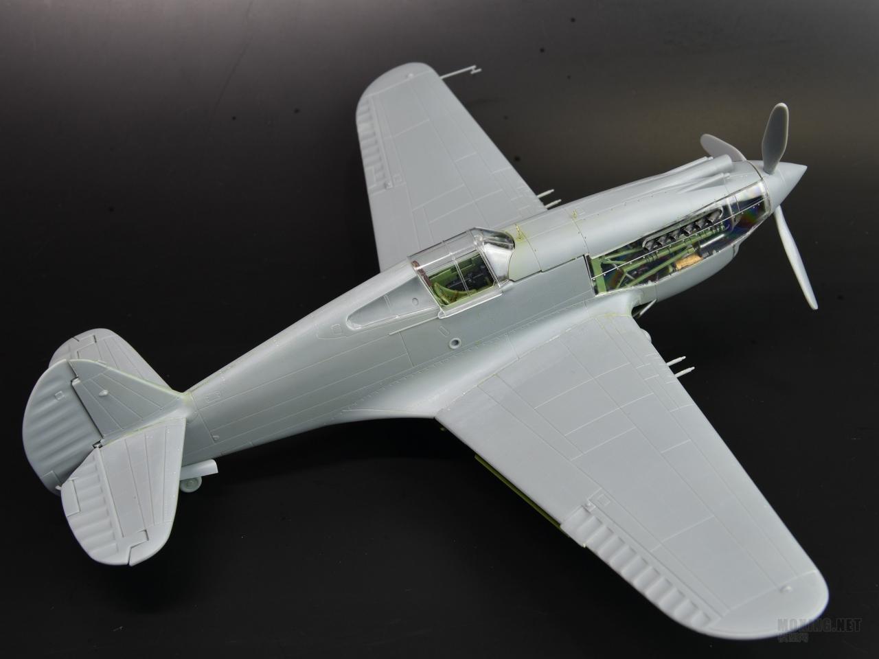 [模型网评测]威骏-1/48寇蒂斯P-40C(霍克81A-2)战斗机(飞虎队)(FB4006)-实机简介 - 第1张  | 制作坦克模型记录