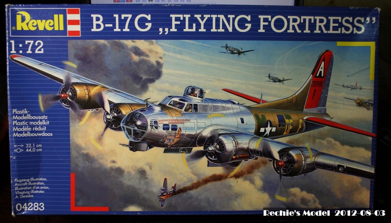 [开盒评测]威望-1/72波音B-17G