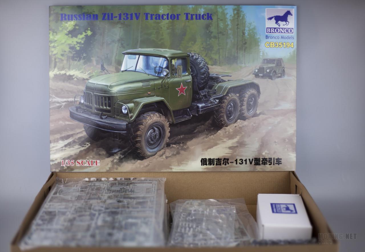[模型网评测]威骏(CB35194)-1/35吉尔-131 V型牵引卡车-简介及开盒 - 第5张  | 制作坦克模型记录