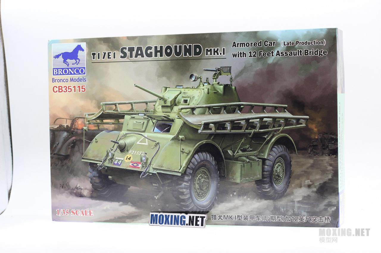 [模型网评测]威骏(CB35115)-1/35猎犬MK.I型装甲车(后期型)加12英尺突击桥-实车简介 - 第2张  | 制作坦克模型记录