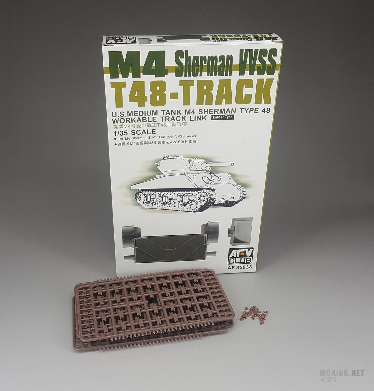 [模型网评测]威骏-1/35二战美军谢尔曼坦克履带鸭嘴防滑齿(AB3548)-开盒 - 第2张  | 制作坦克模型记录