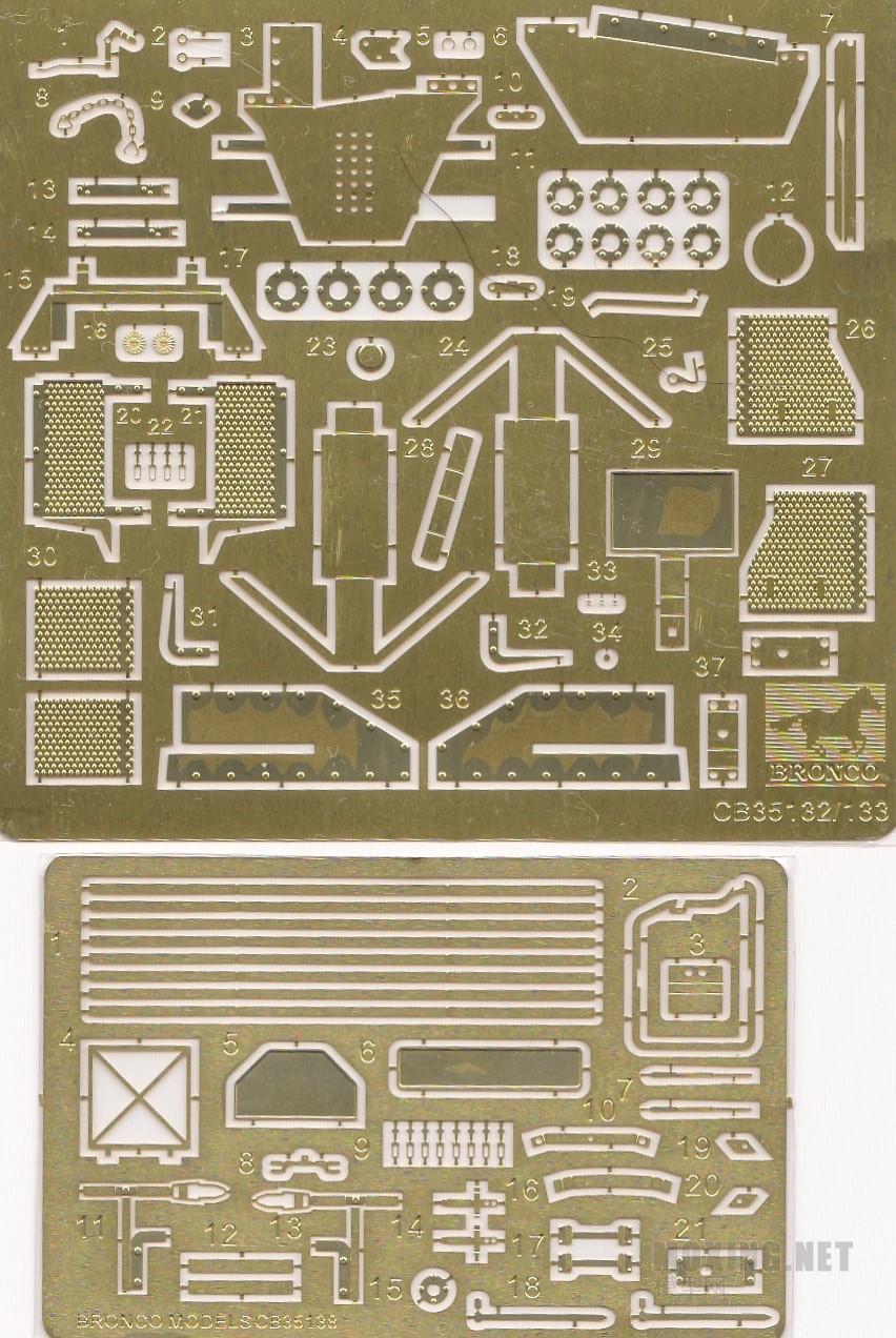 [模型网评测]威骏(CB35138)-1/35克虏伯Kfz.69牵引车(后期型)及Pak36反坦克炮-开盒 - 第12张  | 制作坦克模型记录