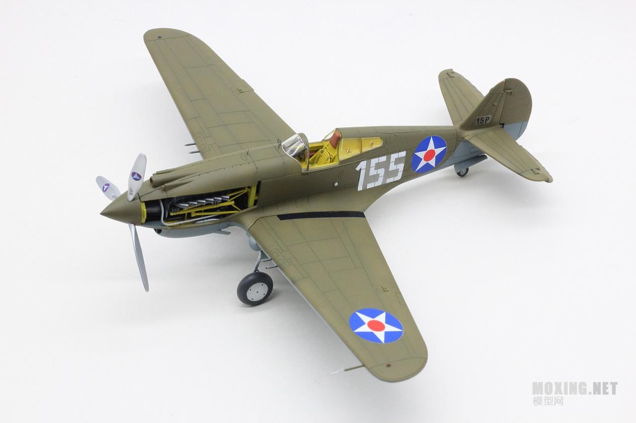[模型网评测]威骏-1/48 P-40C