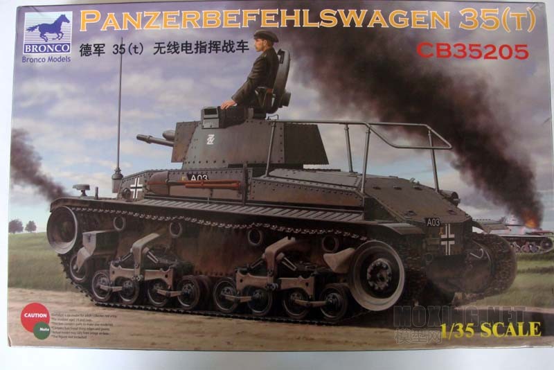 [开盒评测]威骏-1/35德国Panzerbefehlswagens 35(t)指挥坦克(CB35205)-封绘及简介 - 第1张  | 制作坦克模型记录