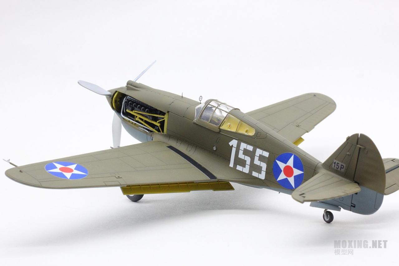 [模型网评测]威骏-1/48 P-40C